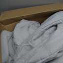 Bedsure Queen Comforter Set Prewashed Soft Bedding 3Pcs Silver Grey 90"x90"