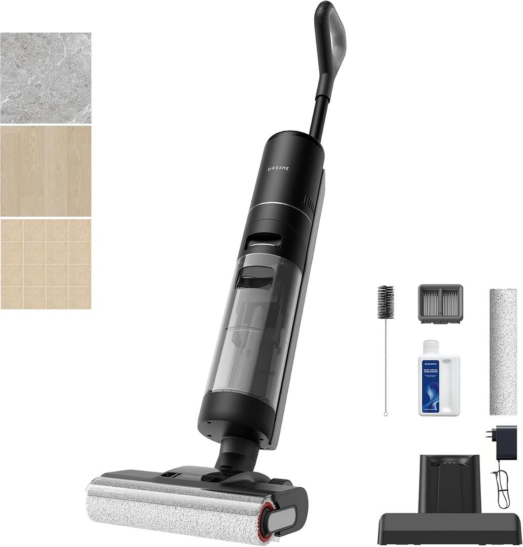 DREAME G10 Pro Wet Dry Vacuum Mop, Vacuum and Mop All in One with Auto Self-Cleaning, Floor Cleaner Machine for Hard Floor, 35 Mins Runtime, Edge Cleaning, Self-Propelled Vacuum Mop Combo