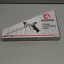 INTERTOOL Expanding Spray Foam Gun - PU Sealant Foam Applicator for Caulking and Insulation Dispensing - PTFE Non-Stick Teflon Coated Basket and Tip - PT-0604