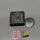 KADAMS Shower Clock Waterproof Bathroom Timer  Digital Wall Clock with Countdown, Magnetic Kitchen Clock with Temperature & Humidity, Suction Cup for Kids Shower Spa Cook Bath (Black)