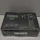 TOLOCO Massage Gun, Deep Tissue Back Massage for Athletes for Pain Relief, Percussion Massager with 10 Massages Heads & Silent Brushless Motor, Valentines Day Gifts for Him Her, Black