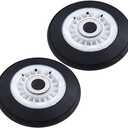 BlueStars 4581EL3001E Dryer Drum Roller Replacement Part – Compatible with L.G & Kenmore Dryers - Replaces 4581EL3001A 4581EL3001F PS7321740 - Pack of 2