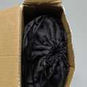 Rain Shoe Covers, Reusable Waterproof Rain Cover for Shoes, Non-Slip PVC Snow Boot Covers for Men and Women (Large, Black)