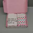 Ocean Drop Designs Baby Gowns 2 Packs (0-6 M) - 100% Cotton Newborn Coming Home from Hospital Outfit, Knotted Baby Nightgown, Hospital Newborn Outfit for Boys & Girls (Pink Hearts)