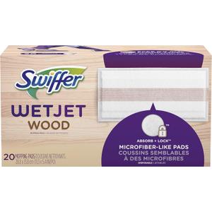 Swiffer Wetjet Wood Mopping Pad Refill, 20 Count