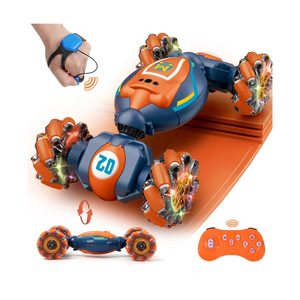 Gesture Sensing RC Stunt Car - Boys Girls Toys Age 6-8-12, 4WD Hand Controlled Remote Control Twist Car with Light & Music,Cool Birthday presents and Ideas Gifts for Kids Age 6 7 8 9 10 11 12 YearsOld
