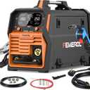 250A Aluminum Pulsed MIG Welder,7 in 1 Gas MIG/Pulse MIG/Flux Core/Stick/Lift TIG/Spot Welding/Spool Gun Compatible Aluminum Welding Machine LED Display 110V/220V Multiprocess Welder