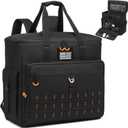 Computer Desktop Tower Carrying Case - Portable PC Travel Case for Full Tower ATX Computer Case, PC Carrying Case Bag with Padded Shoulder Straps, Holds Desktop CPU, Keyboard, Mouse, Black