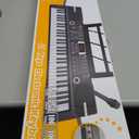 Electric Piano Keyboard, Digital 61 Key Piano Keyboard Kids with Speaker Microphone & Music Sheet Stand, Gift for Children Early Education Beginners, Black