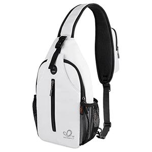 WATERFLY Crossbody Sling Backpack Sling Bag Travel Hiking Chest Bag Daypack
