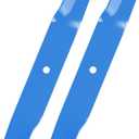 High Lift Blade for AM100945 John Deere 38 inch Deck X300 240 245 GT242 LT150 STX38 F510 160 Replaces AM137324 AM141039 M153118 M84472 AM141041 AM100991 AM137326 M154159 2 Pack