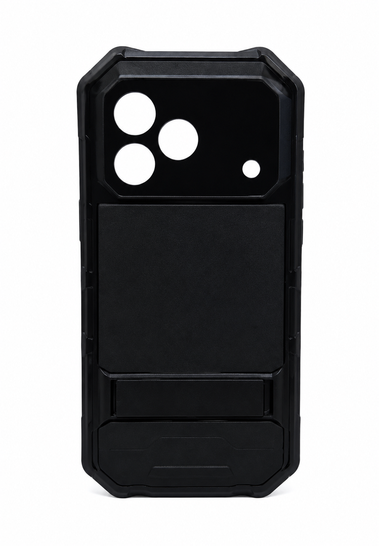 VEGOiPhone 17 Pro Max Case, Kickstand Military Grade Heavy Duty Protection Cover for iPhone 17 ProMax - Black