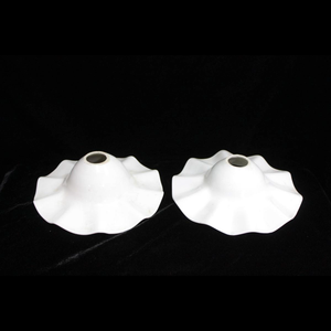 2 Lamp Shape, White 2 Lamp Shape, White