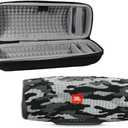 JBL Charge 4 Waterproof Wireless Bluetooth Speaker with Hardshell Case (Black Camo)