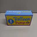 Balloon Pump Hand Held, Inflator Air Pump for Balloons - 2Way Dual Action, 2Pack: Friends can Help - Easy to Use, 100% Lifetime Satisfaction Sturdy Ballon Inflator Pump