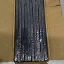 CRUGLA 5x7 Picture Frame Set of 10, Photo Frames Display 5 by 7 Picture, Clear Protective Front, for Wall or Tabletop Display, Black