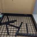 NectaCol Grid Wall Panels, 2 Packs 3'x 6' Grid wall Panels Stand with T-Base, Black Wire Gridwall Display Rack, Craft Show Display Rack, Art Gridwall Display Stand