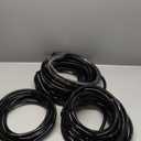 Bonviee 100ft 1/4 inch Blank Distribution Tubing Drip Irrigation Hose Garden Watering Tube Line for Small garden irrigation system (Black)