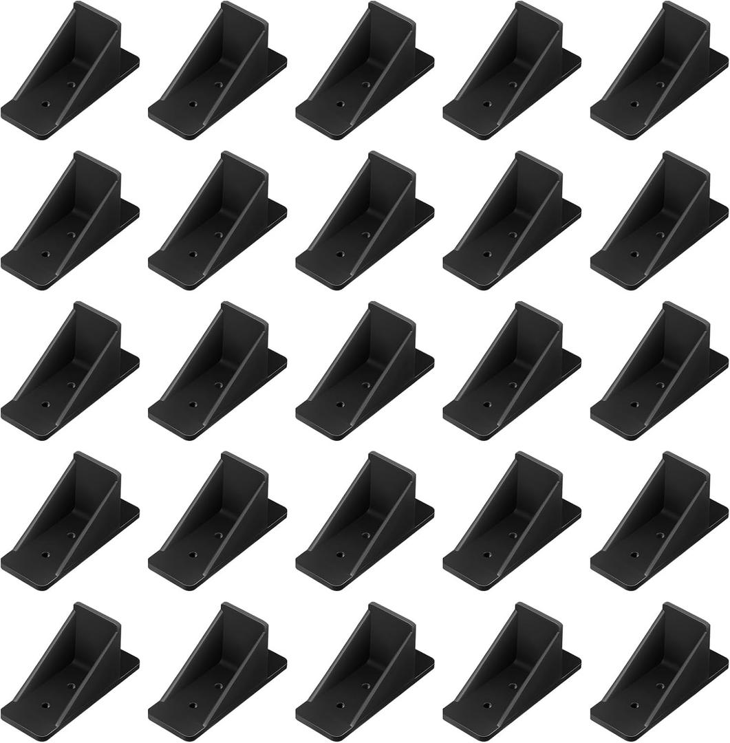 Taiyin Mini Snow Guards for Metal Roofs Prevent Sliding Ice Snow Stop Buildup Block to Stop Ice from Sliding Off Your Metal Roof (black)