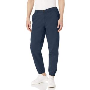 Amazon Essentials mens Straight-Fit Chino Jogger Pant (Large, Navy)