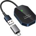 Wireless CarPlay Adapter for Apple CarPlay, Easily to Upgrade Wired to Wireless, Instant Connect, Plug and Play Car Play Dongle for iPhone & Android Fit for Cars with Built-in CarPlay