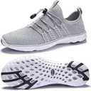 DLGJPA Men's Lightweight Quick Drying Aqua Water Shoes Athletic Sport Walking Shoes, Size 13.5
