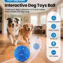 Interactive Dog Toys Ball, 2025 Upgraded Self Moving Balls and Vibrating Ball for Dogs, E-TPU Safety Material Electric Dog Toys to Keep Them Busy Rolling Balls for Small Medium Large Dogs (Orange)