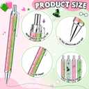 24 Pcs Witch Pens Bulk Princess and Witch Party Favors Pink and Green Gift Pens Set for Movie Musical Lover Friendship Matching Birthday Halloween Party Favors