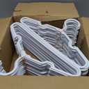 STOBAZA Baby Hangers for Nursery 50pcs Plastic Hangers No Marking Windproof for Newborn and Toddler Clothing