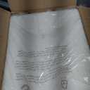 Vanity Stool Chair, Small Ottoman Stool with Storage, Makeup Vanity Chair with Anti-Slip Feet, Footstool Ottoman with Metal Legs, Storage Chairs for Makeup Room, Bedroom, Living Room (White+Gold)