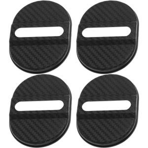 Cabilock Universal Car Door Lock Protective Cover Sleeve 4Pcs Shock Absorber Gaskets for Vehicle Door Lock Latch Guards