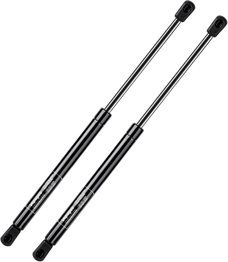 Vepagoo 24 inch 30lb/133N Gas Struts Shocks Lift Support Spring for Tonneau Cover Truck Pickup Bed RV Door Replacement Sturt SE244P30EZ10 Set of 2
