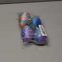 4PCS 3D Printed Animal Egg Set,Crystal Animals Egg Fidget Toy with Salamander Inside Easter Halloween for Kids (Salamander Multicolor+Rainbow) (Salamander Candy Multicolored)