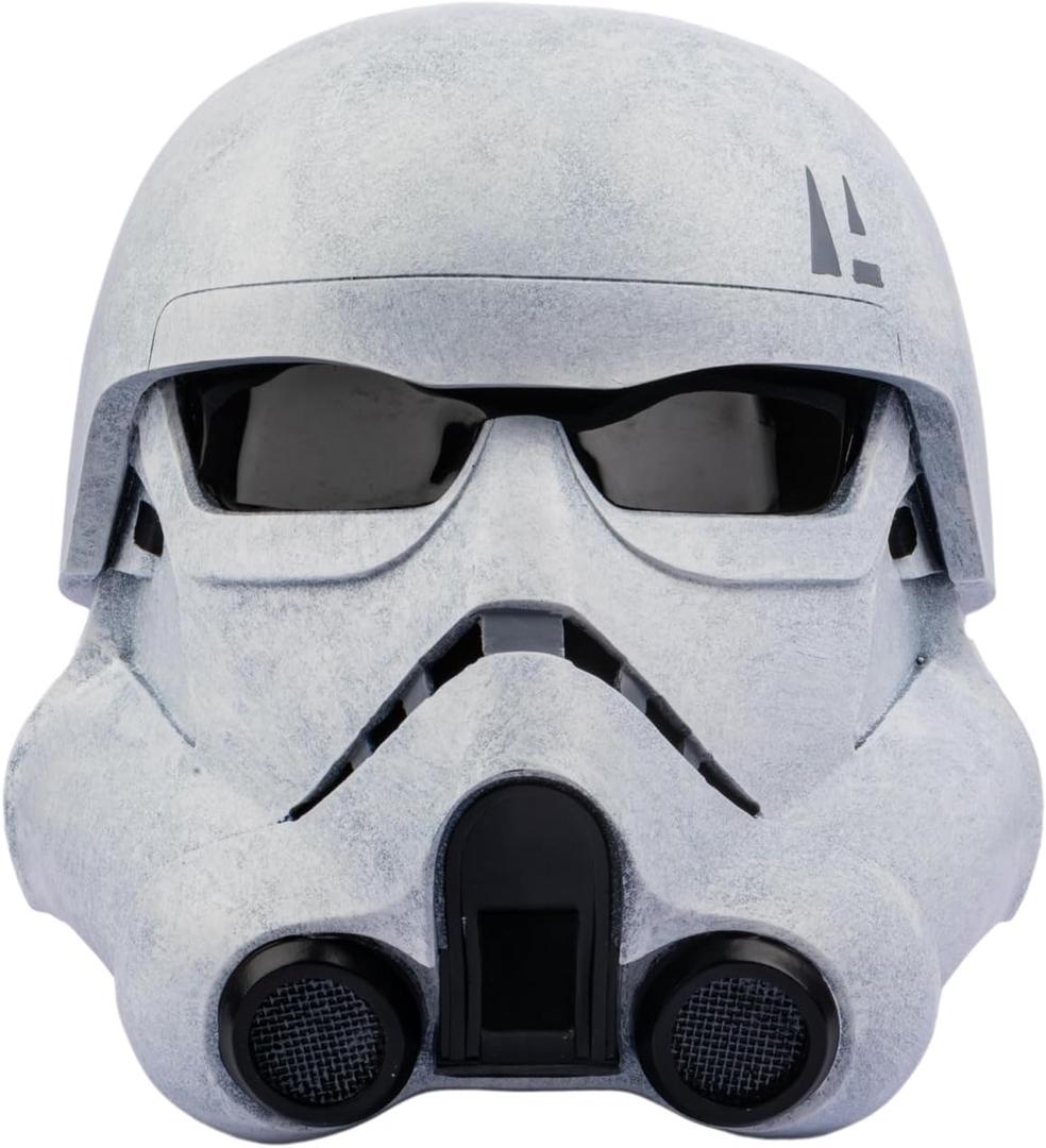 Classic Collection Cosplay Helmet Mask for Halloween Costume Mask Props in Resin Full Head (Gray)