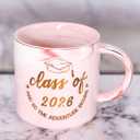 Graduation Gifts for Her Women Daughter Sister Bestie - Cute Class of 2026 Coffee Mug - Novelty Senior Night Birthday Christmas Gits for College Master Phd 2026