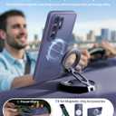 TORRAS Magnetic Shockproof for Samsung Galaxy S26 Ultra Case, Fit for MagSafe, 12FT Military Grade Protection, Translucent Slim Case for Samsung S26 Ultra Case Anti-Fingerprint Anti-Scratch, Purple
