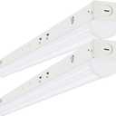 4FT LED Linear Light Fixtures, 50W/40W/30W, 3500K/4000K/5000K, 2Pack