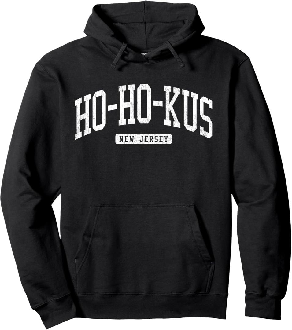 Ho-Ho-Kus New Jersey NJ JS03 College University Style Pullover Hoodie, S