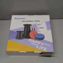 Boreeman Upgraded Folding Stool Lightweight Yet More Sturdy with Load Capacity 400lbs Portable Collapsible Stool for Camping Fishing Hiking BBQ (Black)