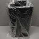 KSSKSS 3 Pack Bathroom Small Trash Can with Lid, 2.6 Gallon Slim Garbage Bin with Pop-Up Lid, 10L Plastic Wastebasket for Bedroom, Office, Kitchen, Toilet (Matte Black)