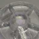 Plasticpro 6 Sectional Round Plastic Serving Tray/Platter (4, Clear)