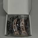 6 Pcs Flat Hair Clips for Women, 2 Styles Lay Flat Claw Clips, Large Non-slip Matte French Hair Clips for Thin Thick Hair, Neutral Color