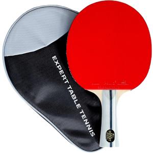 Palio Expert 3.0 Table Tennis Racket & Case | ITTF Approved High-Performance Ping Pong Rackets for Beginners | Maximum Spin & Control