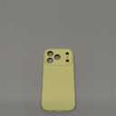 Vooii Magnetic for iPhone 17 Pro Case, Compatible with Magsafe (Premium Liquid Silicone) (Integrated Camera Control Button) Full Body Protective Anti-Scratch Microfiber Lining 6.3", Creamy Yellow