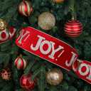 4 Inch Velvet Wired Ribbon 10 Yards Joy Crushed Velvet Christmas Ribbon for Gift Wrapping Christmas Tree Decoration Crafts Wreaths Supplies-Continuous (Red Velvet)