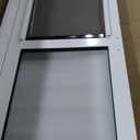 Eillion Medium Dog Door for Sliding Glass Doors, 91 7/ 16" to 96" Tall, 12.8" Wide, Aluminum Frame, Magnetic Seal, Perfect for Medium Pets Up to 40 lbs