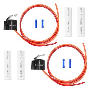 2PCS WR50X10108 Defrost Thermostat Compatible with GE Refrigerator Freezer, Defrost Thermostat for Ge Replaces WR50X10109, AP5712605, 3033062, PS8688283 and L140-30F, Stop Lcing and Restore Cooling
