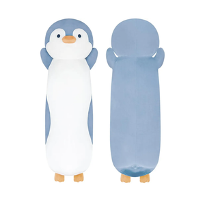 36" Penguin Stuffed Animal, Soft Jumbo Long Cuddle Pillow, Cute Blue Penguin Plush Body Pillow Plushies Toy Gift for Kids, Boy and Girls Birthday, Easter