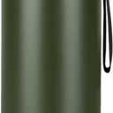 Insulated vacuum Thermo Bottle 1500ml/50.7oz with cup Stainless steel coffee bottles for hot and cold drink water flask.(Green,1500ml)