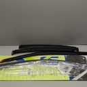 in-Channel Window Visors Rain Guards Fit for Jeep Wrangler JK 2007-2018, Window Rain Guards Vent Visors, Window Deflector Vent Shades for Jeep Wrangler JK 07-18, Car Accessories -4 pcs